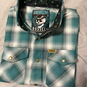 DIXXON Russell Flannel 🔥 Green Plaid | Men’s Medium